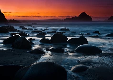 Expose Nature Sunset Over Big Sur Ca Oc 4000x2857