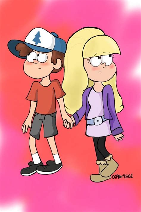 Dipper And Pacifica By Dipper4561 On Deviantart Dipper And Pacifica Gravity Falls Dipper Cartoon