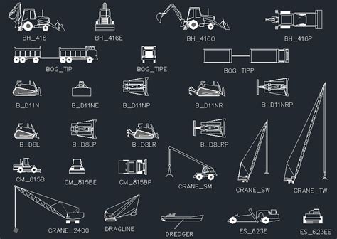 Excavators Cad Files Dwg Files Plans And Details