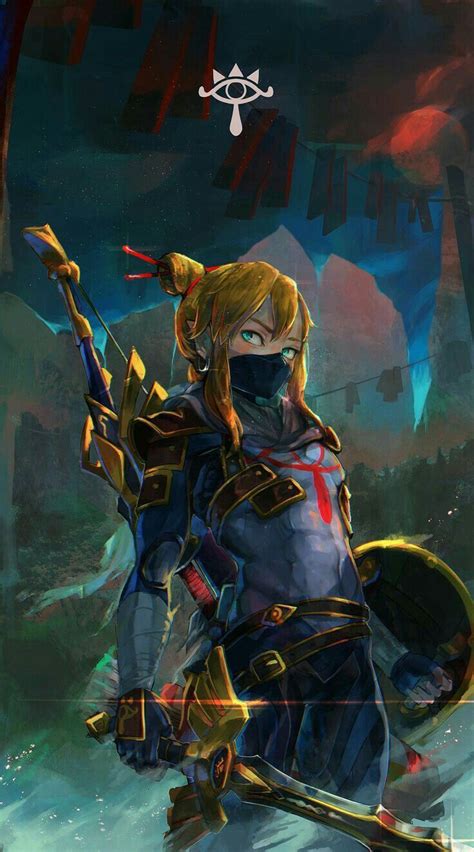 Link In The Sheikah Outfit The Legend Of Zelda Legend Of Zelda Breath
