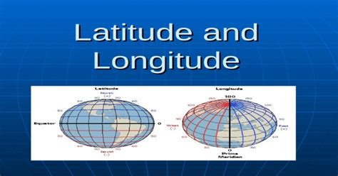 Latitude And Longitude Lines Of Latitude Equator Ppt Powerpoint