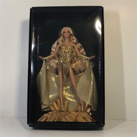 lot 116m the blonds blond gold barbie collector doll nrfb