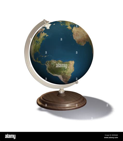 3d Render Of A World Globe Illustration Stock Photo Alamy