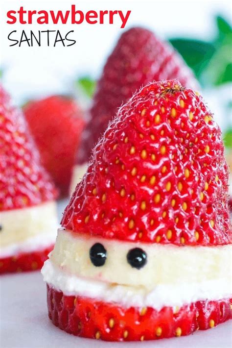 What with going back to work and my mom being in the hospital things have been hectic. Healthy Strawberry Santas | Recipe | Healthy christmas treats, Best christmas recipes ...