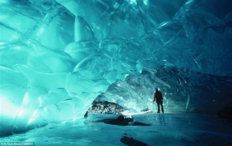 Power And Beauty Breathtaking Images Of Ice Caves Deep Beneath Alaska