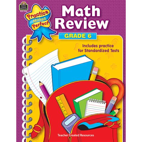Math Review Grade 6 Tcr3746 Teacher Created Resources