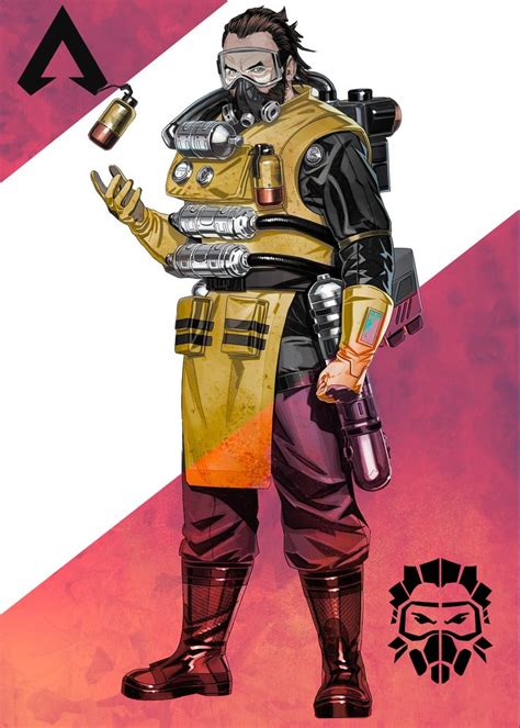 Caustic Apex Legends Poster Print By Paul Draw Displate In 2020