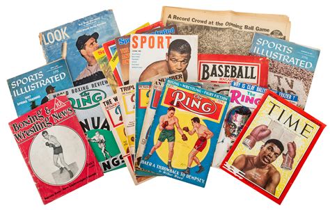 Lot Detail Vintage Sports Magazines Lot Of Over 35 Issues 1930s 90s