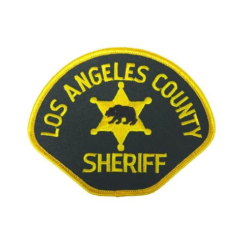 Lasd Los Angeles County Sheriff Shoulder Patch West Coast Uniforms