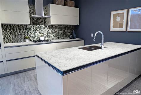 Modern Kitchen Space With Quartz Countertops Nkba