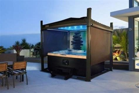 Inflatable Hot Tub Shelter Ideas ~ Clever Diy Hot Tub Gazebo Ideas For Winter Renahtersa