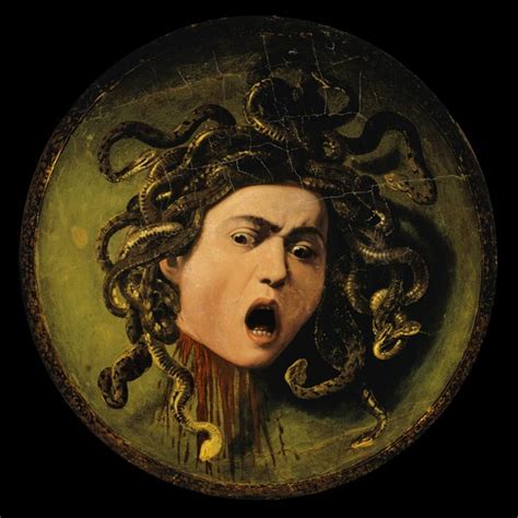 Medusa Painted On A Leather Jousting Sh Michelangelo Caravaggio As
