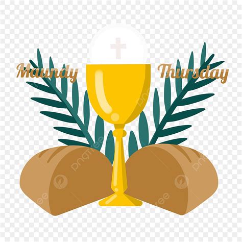 Maundy Thursday Clipart Png Images Mukhtar Communion Bread Chalice