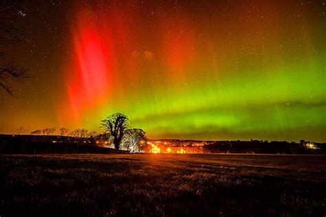 Northern Lights Visible Across Much Of Uk Tonight But Will You Be