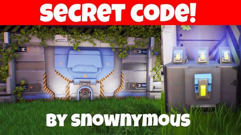 How To Get The Secret Code In Snownymous Hub Fortnite Creative Youtube