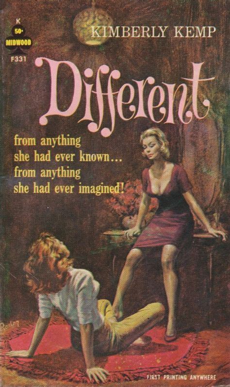 different by kimberly kemp illustrator paul rader vintage lesbian pulp fiction vintage book