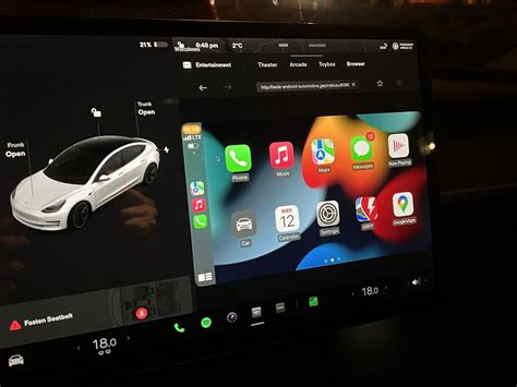 CarPlay Chez Tesla La Bidouille Fonctionne Via Android Mais Reste