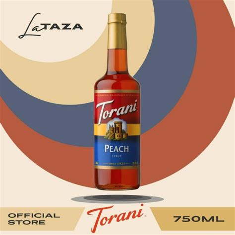 Torani Peach Syrup 750ml Lazada Ph