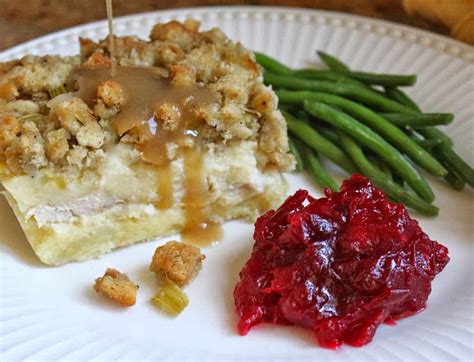 Leftover Turkey Mashed Potato Stuffing Casserole