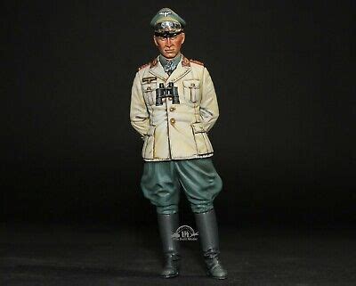 Pre Order German General Erwin Rommel Desert Fox Ww Pro Built