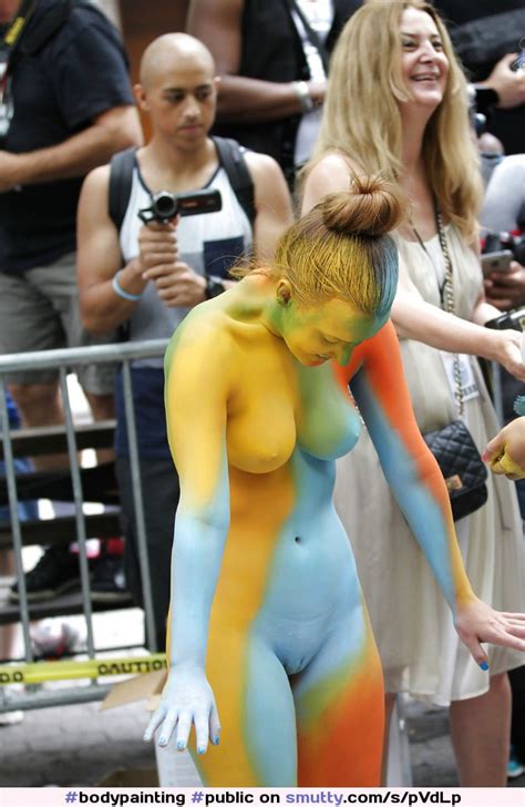 Bodypainting Public Exposed Smutty