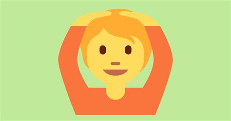 🙆 Emoji De Persona Haciendo El Gesto De Ok 7 Significados Y Botón De