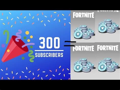 Subscribers Special Free V Bucks Codes Youtube