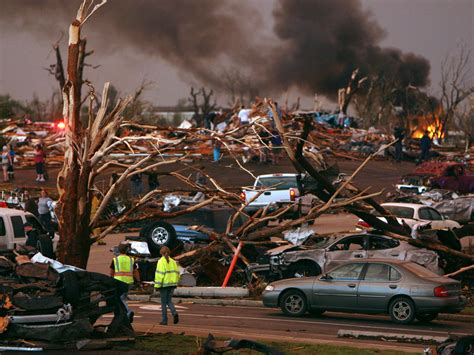 Eyewitness Tornado Damage World News The Guardian