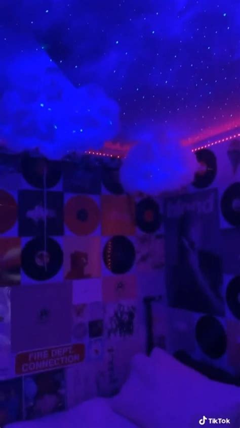 Diy cloud light ceiling | tiktok cloud light. tiktok bedroom aesthetic | Grunge room, Bedroom makeover ...