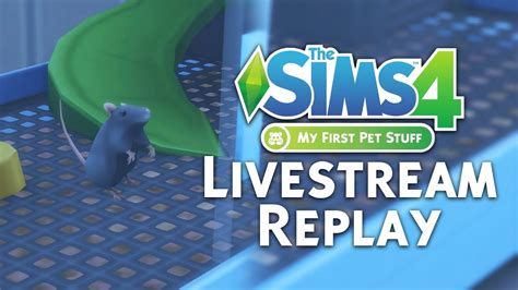 The Sims 4 My First Pet Stuff Official Livestream Replay Youtube