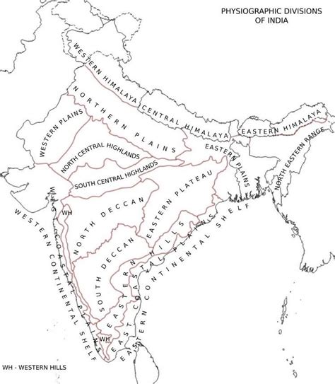 Physiographic Divisions Of India 10 Download Scientific Diagram
