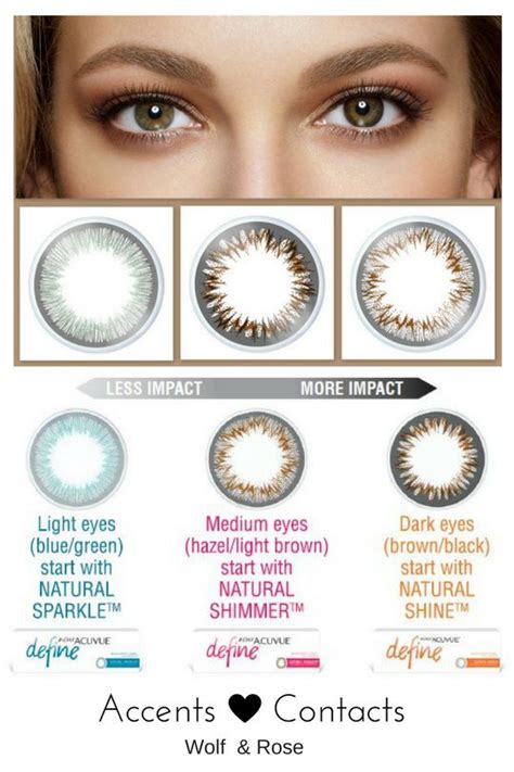 Acuvue Define Colors On Green Eyes Marylin Garber