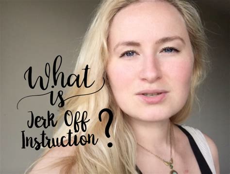 What Is Jerk Off Instruction Glitter Goddess