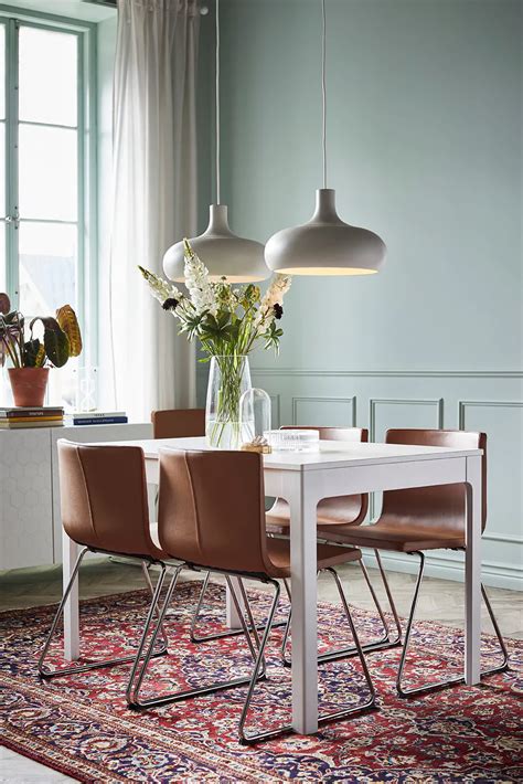 The table measures 55 inches add. Meble - IKEA in 2020 | Decor, Elle decor, Dining table