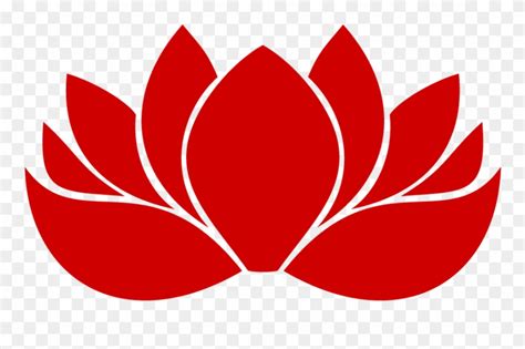 Download Red Lotus Flower Icon Clipart 472979 Pinclipart