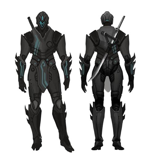 Infinity Blade Ninja Bert Lewis Concept Art Characters Armor