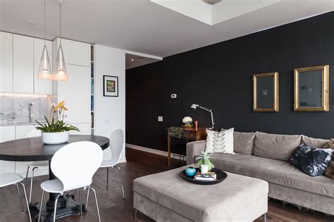 30 Black Accent Wall Living Room