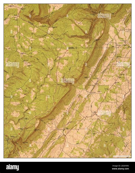 Dougherty Gap Georgia Map 1947 124000 United States Of America By