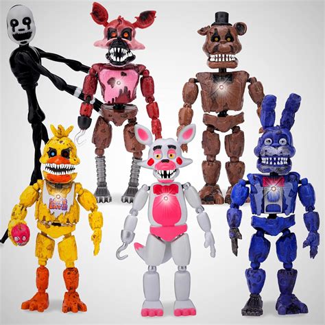 Buy Fnaf Action Figures Set Of 6 Pcs Inspired By Five Nights At Freddy’s New Fnaf Toys