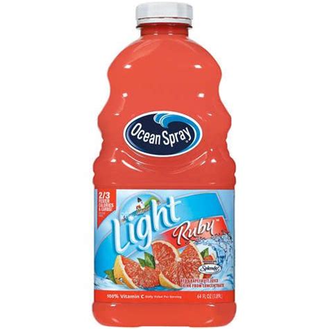 Ocean Spray Light Ruby Red Grapefruit Juice Drink 64 Oz