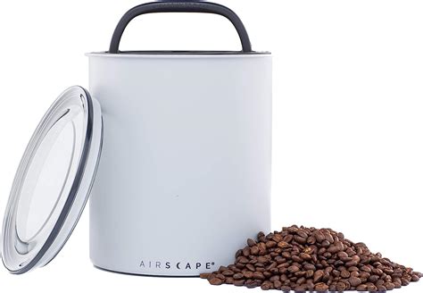 Airscape Coffee Storage Canister 2 2 Lb Dry Beans Extra Large Kilo
