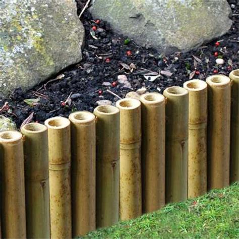 12m Bamboo Garden Edging H15cm Free Uk Delivery