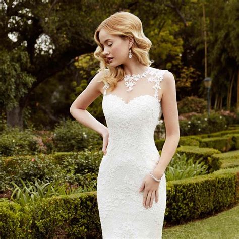 Wedding Dresses With Illusion Necklines Of Our Favourite Styles Wedding Dresses High Neck