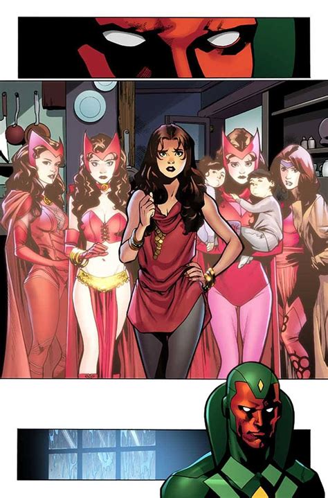 the scarlet witch and the vision by mahmud asrar the vision reflects on his… avengers 2015