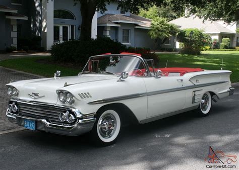 Beautiful Restored Two Owner 1958 Chevrolet Impala Convertible Tri