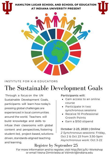 Institute For K Teachers The Sustainable Development Goals News