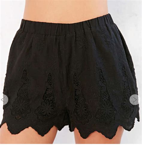 Scallop Lace Shorts Scalloped Lace Lace Shorts Short Dresses Grade