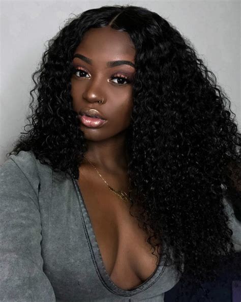 Inch Curly Long Wigs For African American Women The Same As The Hairstyle In The Picture Po