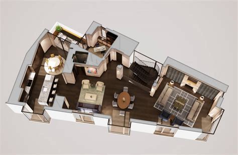 Rendered floor plans in autocad. 3D Floor Plan Rendering - Mighty Visage Studios - CAD ...