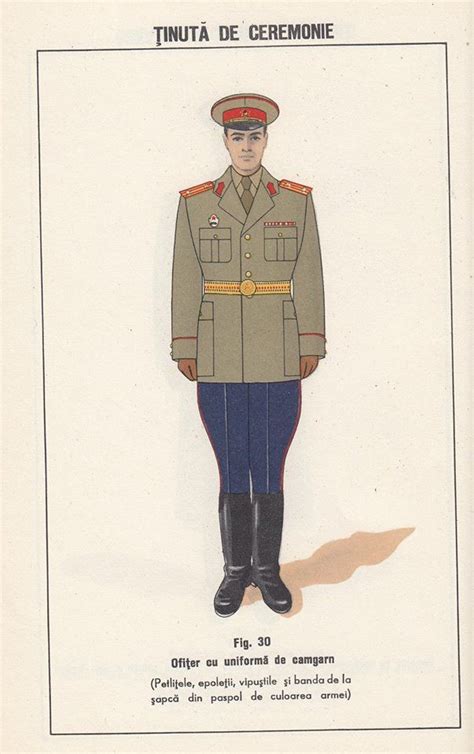 1958 Romanian Peoples Army Officers Ceremonial Dress Uniform